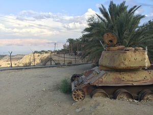 Ein alter, verlassener Panzer. Foto: Torge Adam