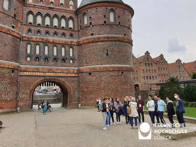 Bei einer Stadtführung konnten die Internationals Lübeck kennenlernen. Foto: TH Lübeck
