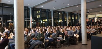 Wie immer in der den Vortragsreihen, ein gut besuchtes BauForum. Foto: A. Schauliess