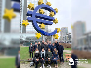 Maßgeschneiderten Vorlesungen für TH-Studierende bei Barclays und an der EZB. Foto: TH Lübeck/Tiggelbeck