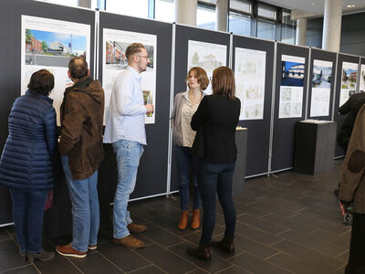 Ausstellung der Entwürfe. Foto: TH Lübeck