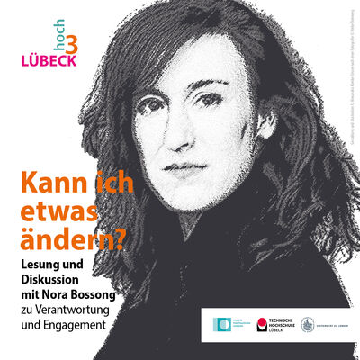 Nora Bossong wird zu Gast bei der LH3 Veranstaltung sein. Grafik: UzL