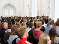 Am Montag, den 10. September 2018 begrüßt die Technische Hochschule Lübeck erstmals ihre neuen Studierenden. Foto: TH Lübeck