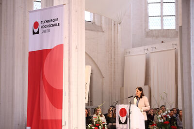 „... es sollte doch wie Musik sein...“, TH-Präsidentin Dr. Muriel Helbig. Foto: TH Lübeck