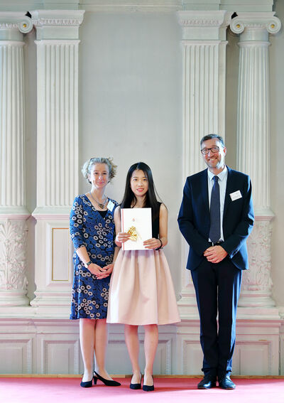 SHEN Duan, Jahrgangsbeste im Studiengang Informationstechnologie. Foto: TH Lübeck