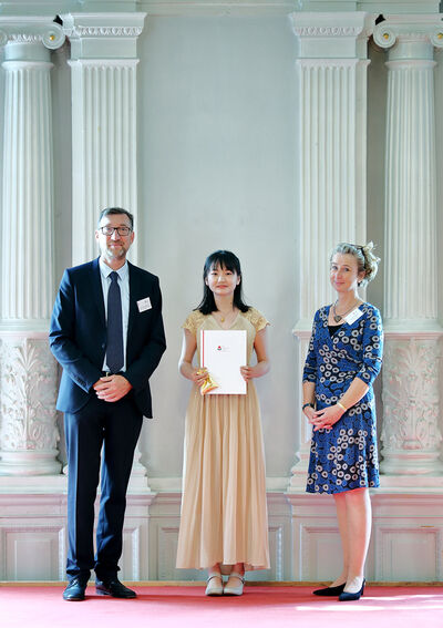 WANG Yuchun, Jahrgangsbeste im Studiengang Umweltingenieurwesen. Foto: TH Lübeck