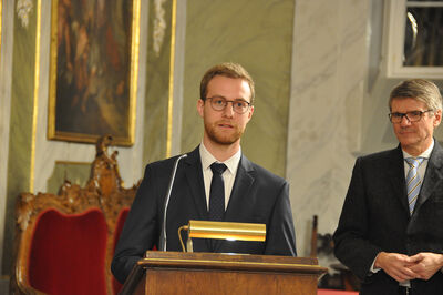 Niklas Menke, Gewinner der Förderprämie. Foto: TH Lübeck