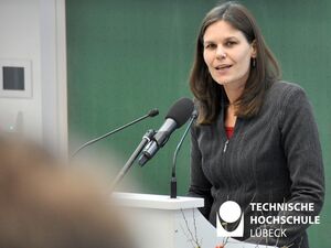 Dr. Muriel Helbig: "An der Technischen Hochschule Lübeck haben wir - wie an vielen anderen Hochschulen auch - unglaublich schnell und pragmatisch auf das Verbot von Präsenzlehre und weitere tiefgreifende Einschnitte reagiert." Foto: TH Lübeck