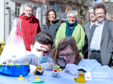 Ringvorlesung über Täuschungen und Fälschungen in St. Petri. Foto: TH Lübeck