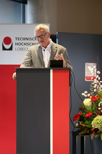 »Das schaffen wir…«, Umweltsenator Ludger Hinsen. Foto: TH Lübeck