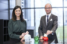 Neue Forschungsrichtung im Fachbereich Maschinenbau und Wirtschaft der TH Lübeck. Prof. Dr. Dierks mit Forschungsassistentin Sonja Tiggelbeck B.Sc. Foto: TH Lübeck