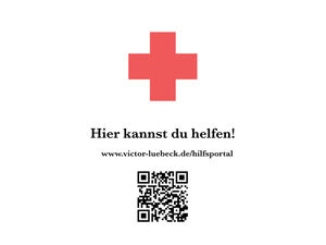 VICTOR Lübeck ist ein eingetragener Verein, der Hilfe und Projekte anbietet, initiiert und Helfende koordiniert. Grafik: www.victor-luebeck.de