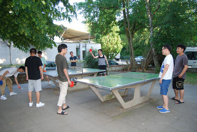 Abschiedsfeier mit Grill und Spielen. Foto: TH Lübeck