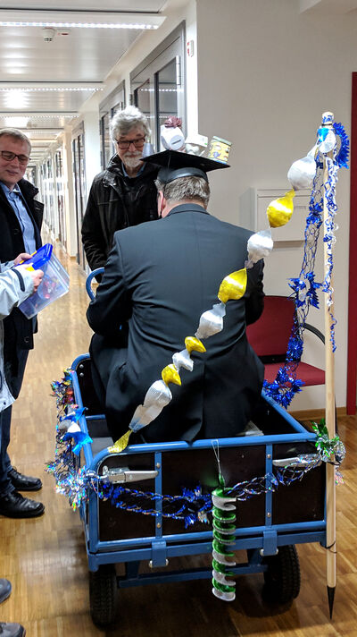 Wir gratulieren Herrn Teubler herzlich zur erfolgreich abgeschlossenen Promotion. Foto: TH Lübeck