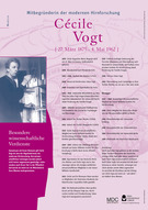 Poster Cécile Vogt