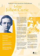 Poster Irène Joliot-Curie